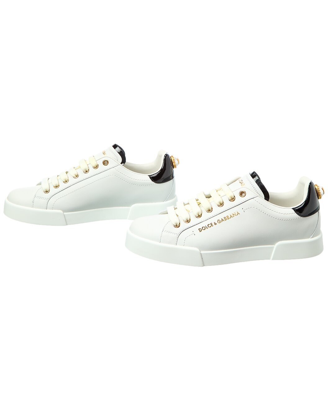 Dolce & Gabbana Portofino Leather Sneaker (Authentic Pre-Loved) - 2