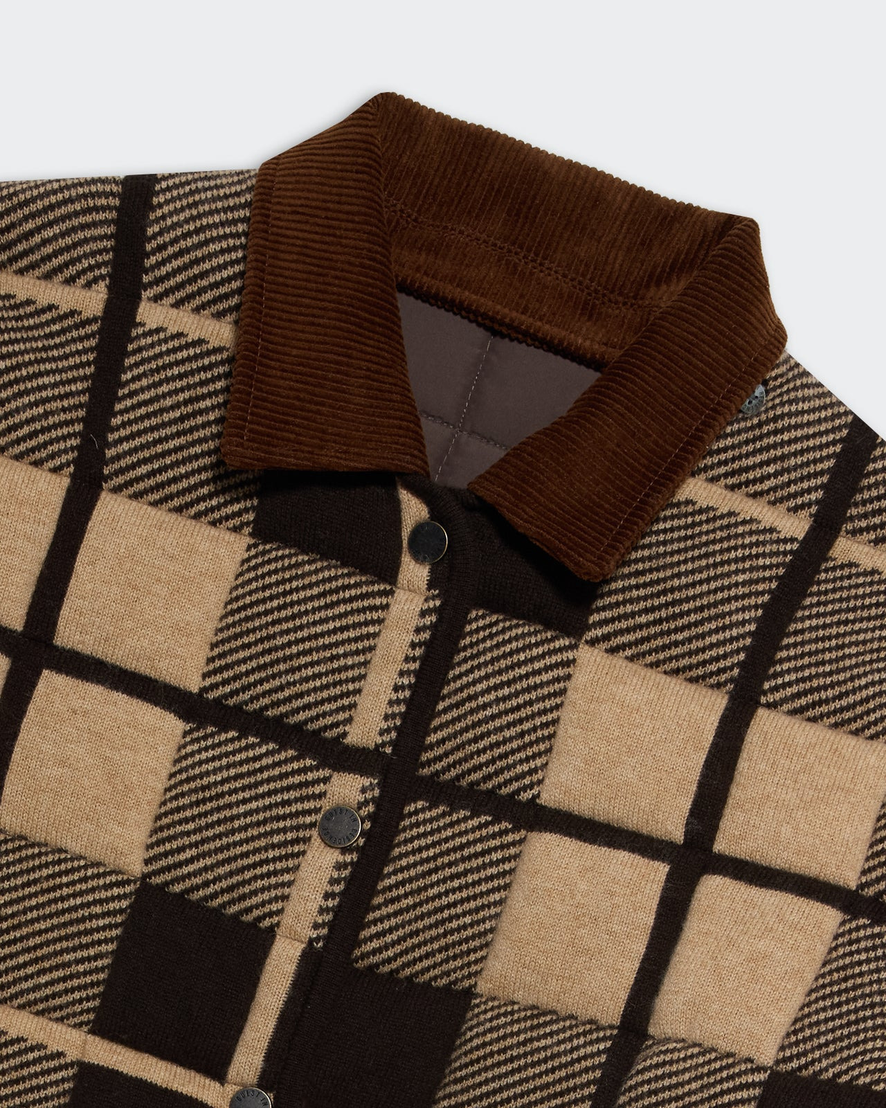Quilted Plaid Liner Jacket - 3