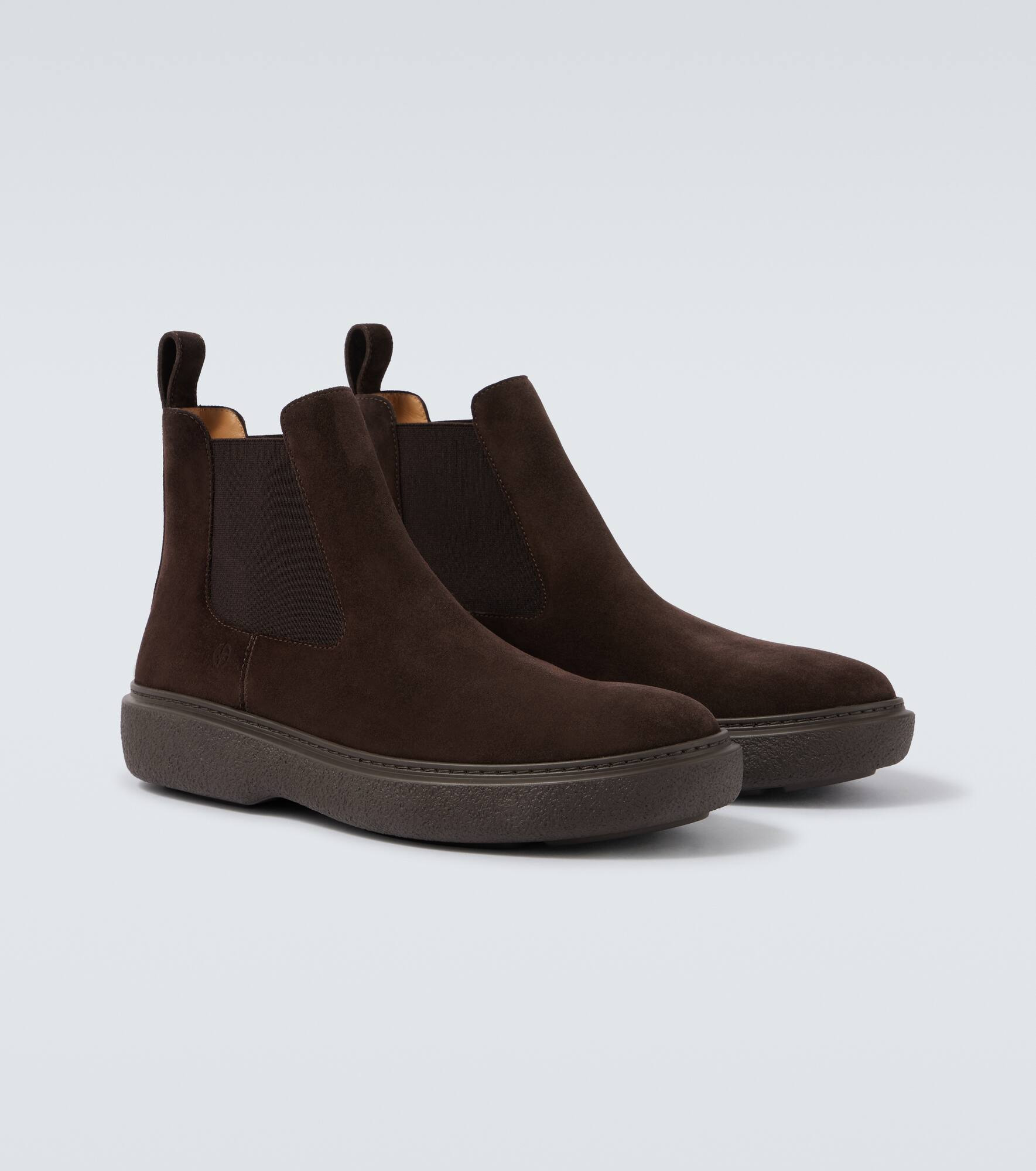 Suede ankle boots - 5