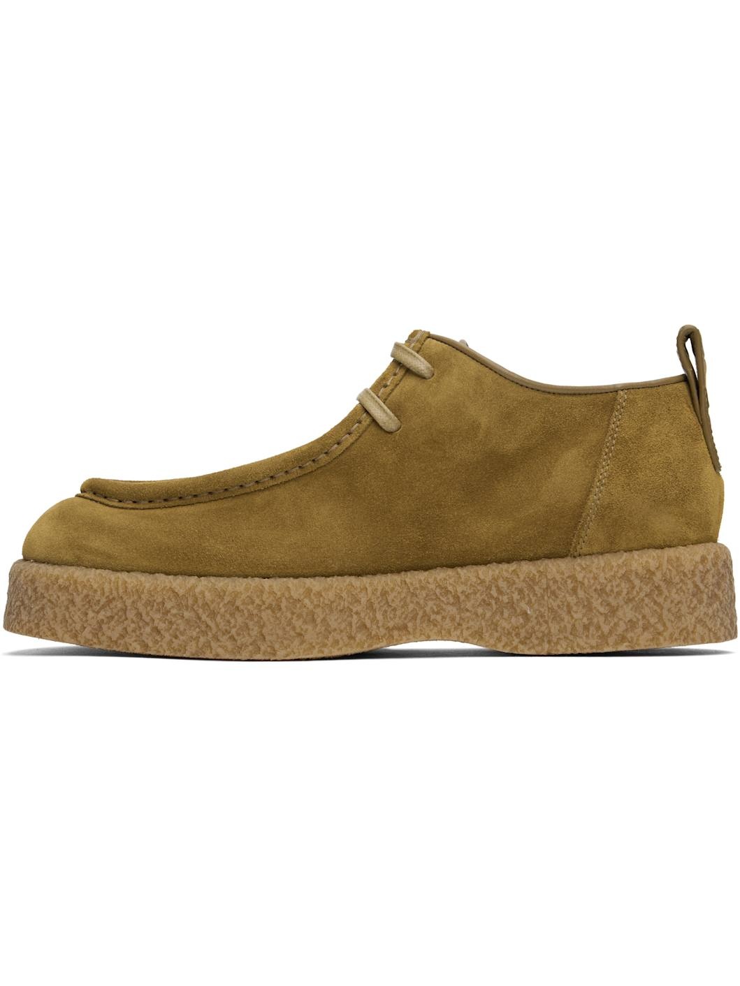 Beige Torino Lace-Up Derbys - 3