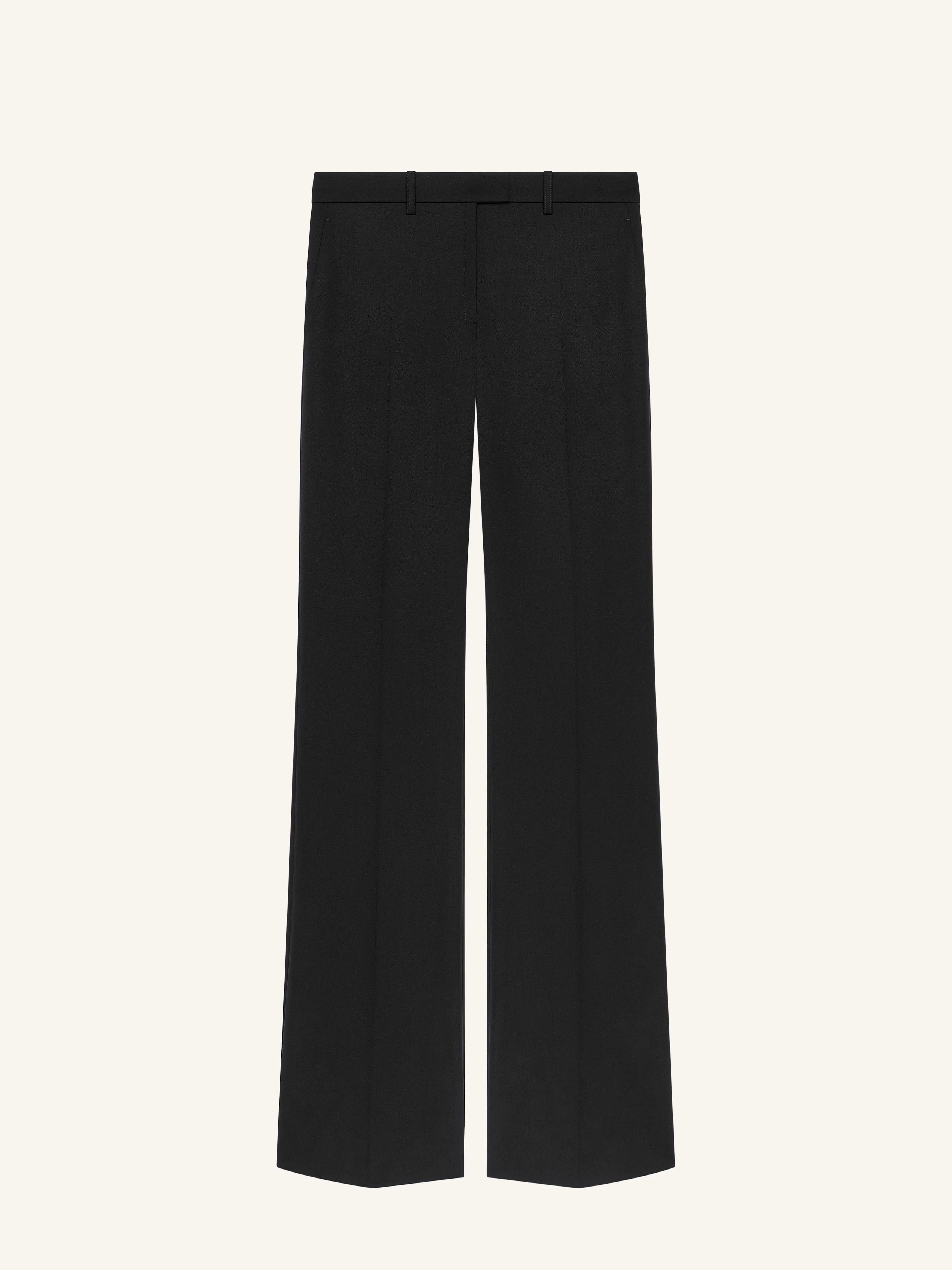 TAILORED WOOL FLARE PANTS - 1