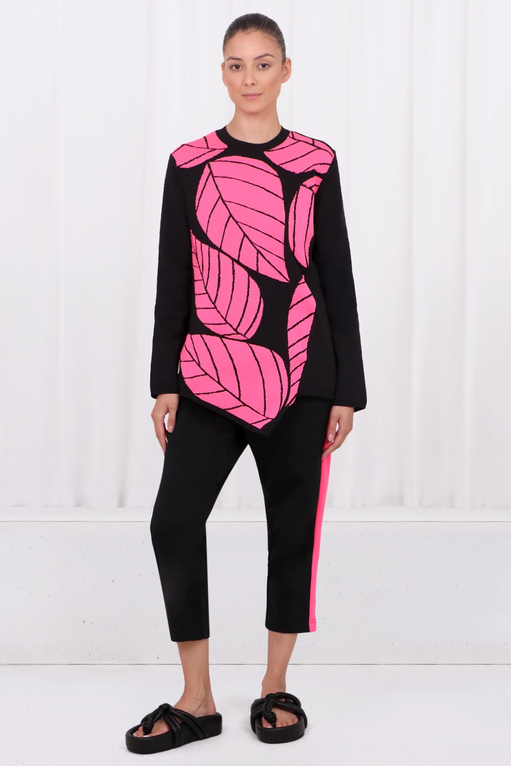 JOGGER PANTS | BLACK/PINK - 2