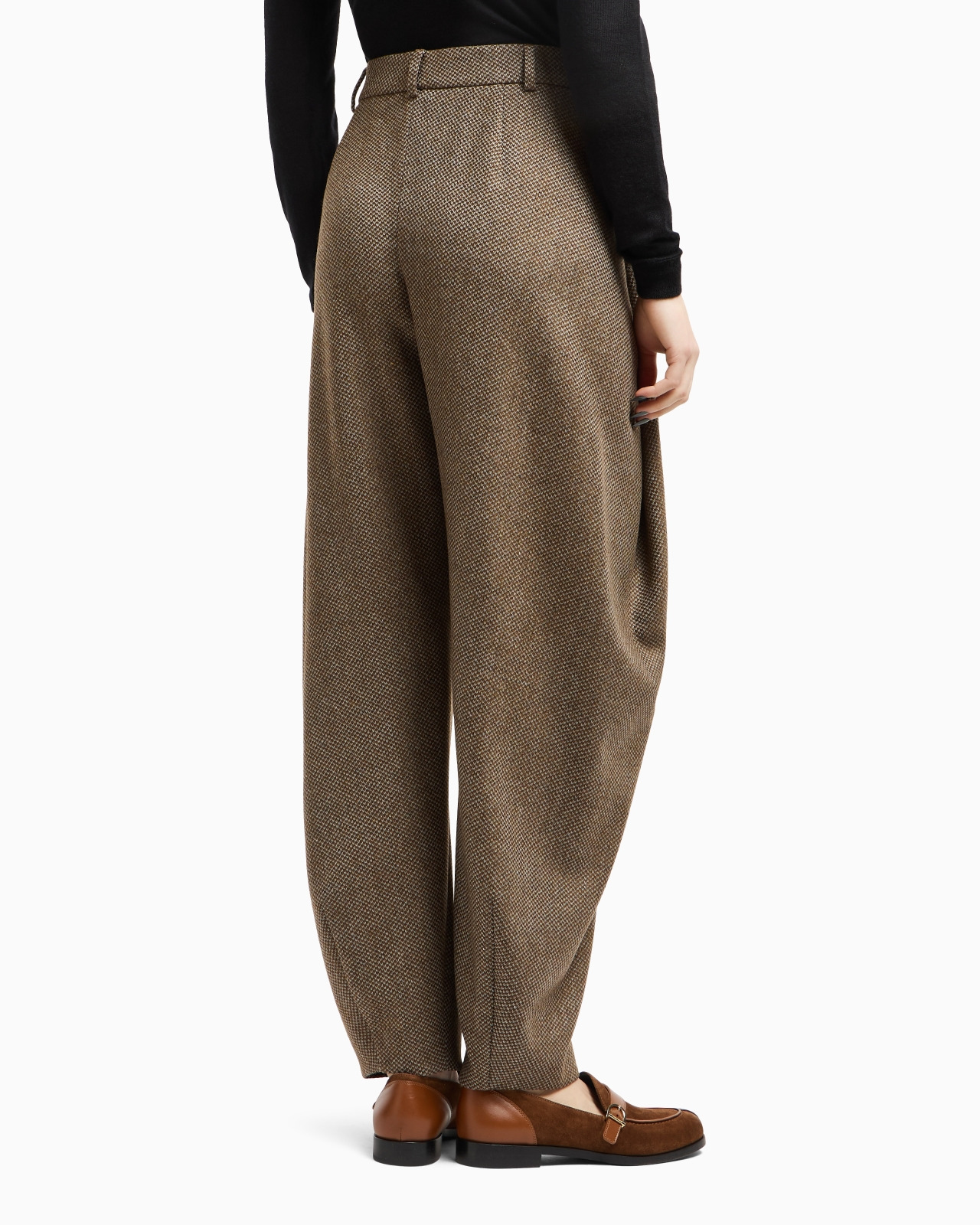 RELAXED-FIT VIRGIN WOOL AND CASHMERE KNIT TROUSERS - 3