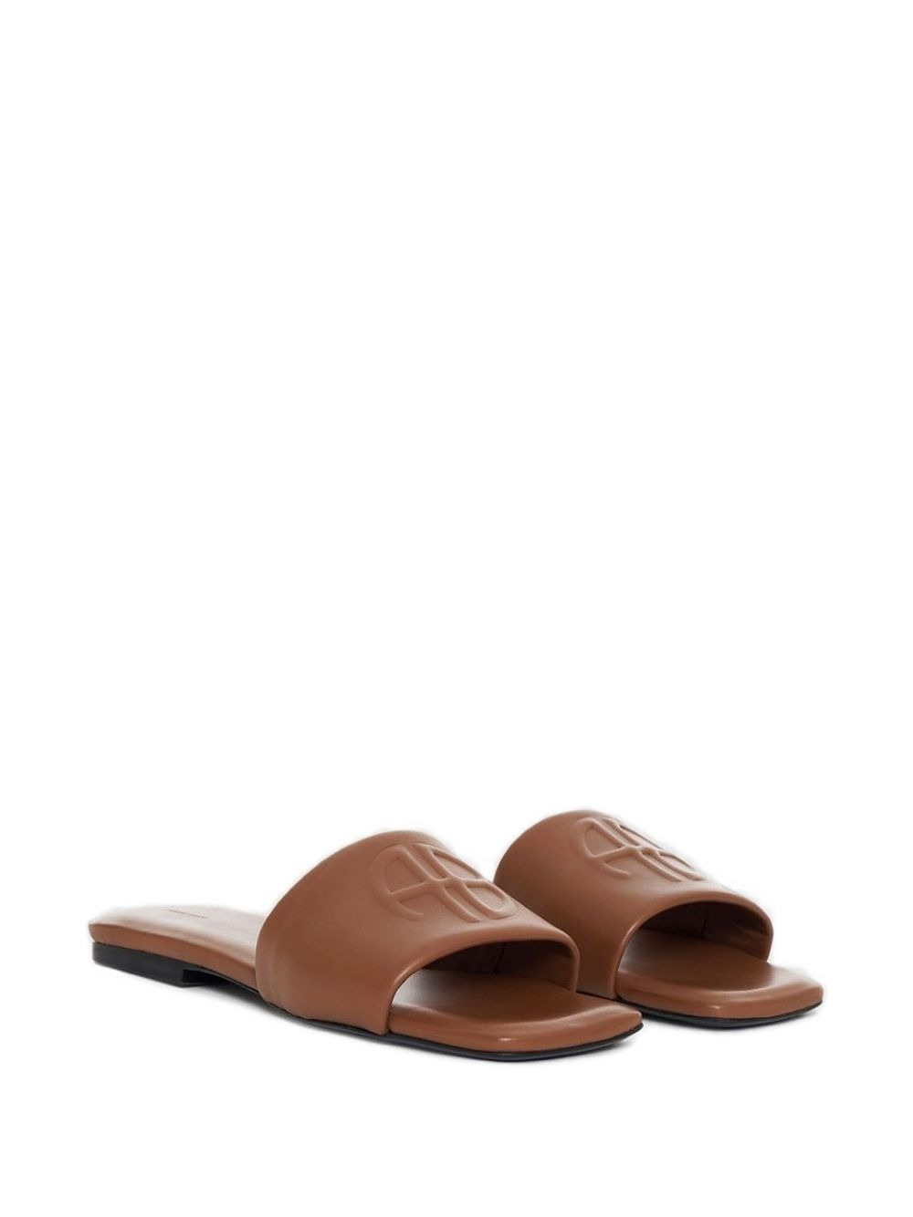 leather slides - 2