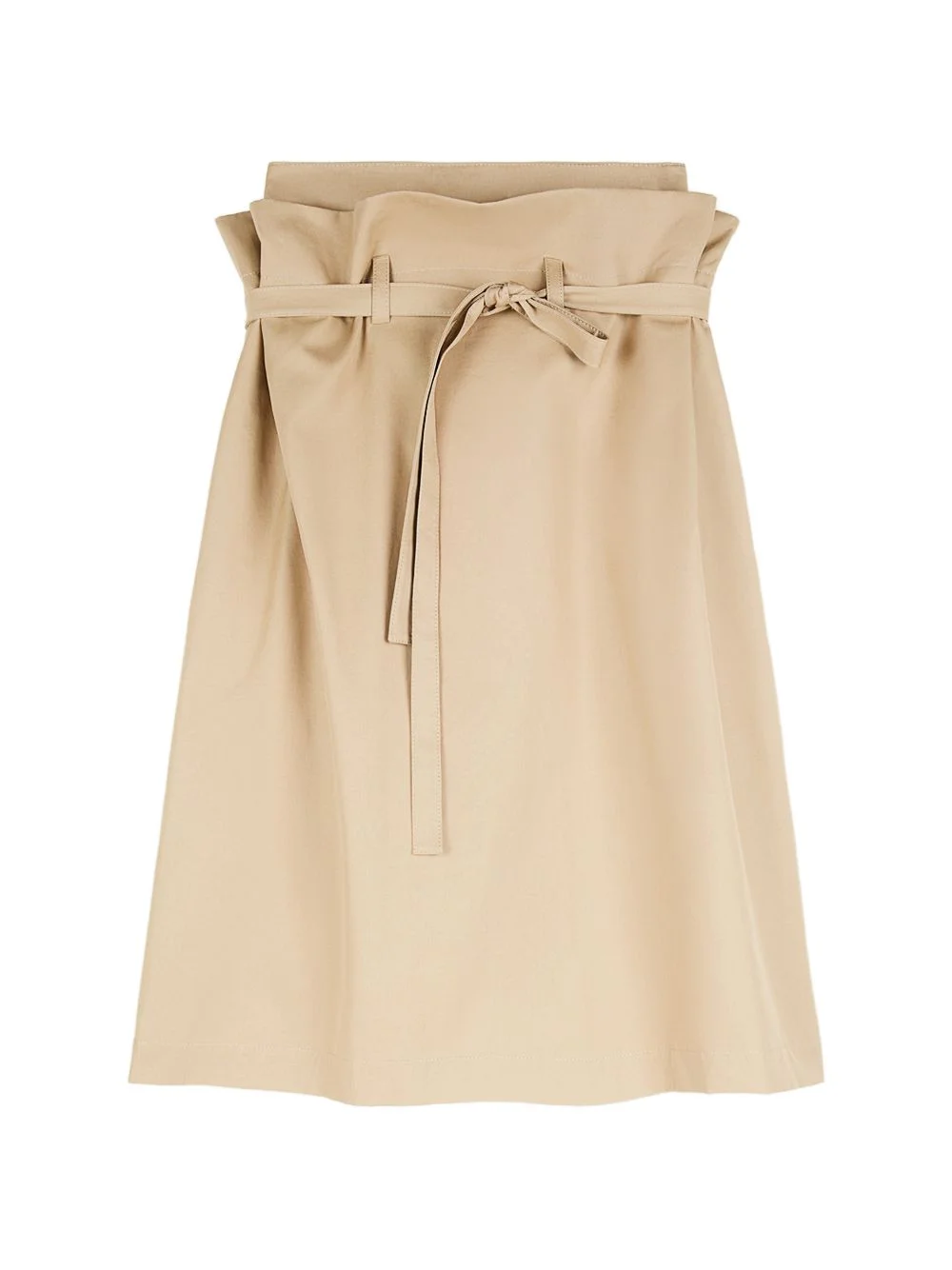 paperbag-waist midi skirt - 1