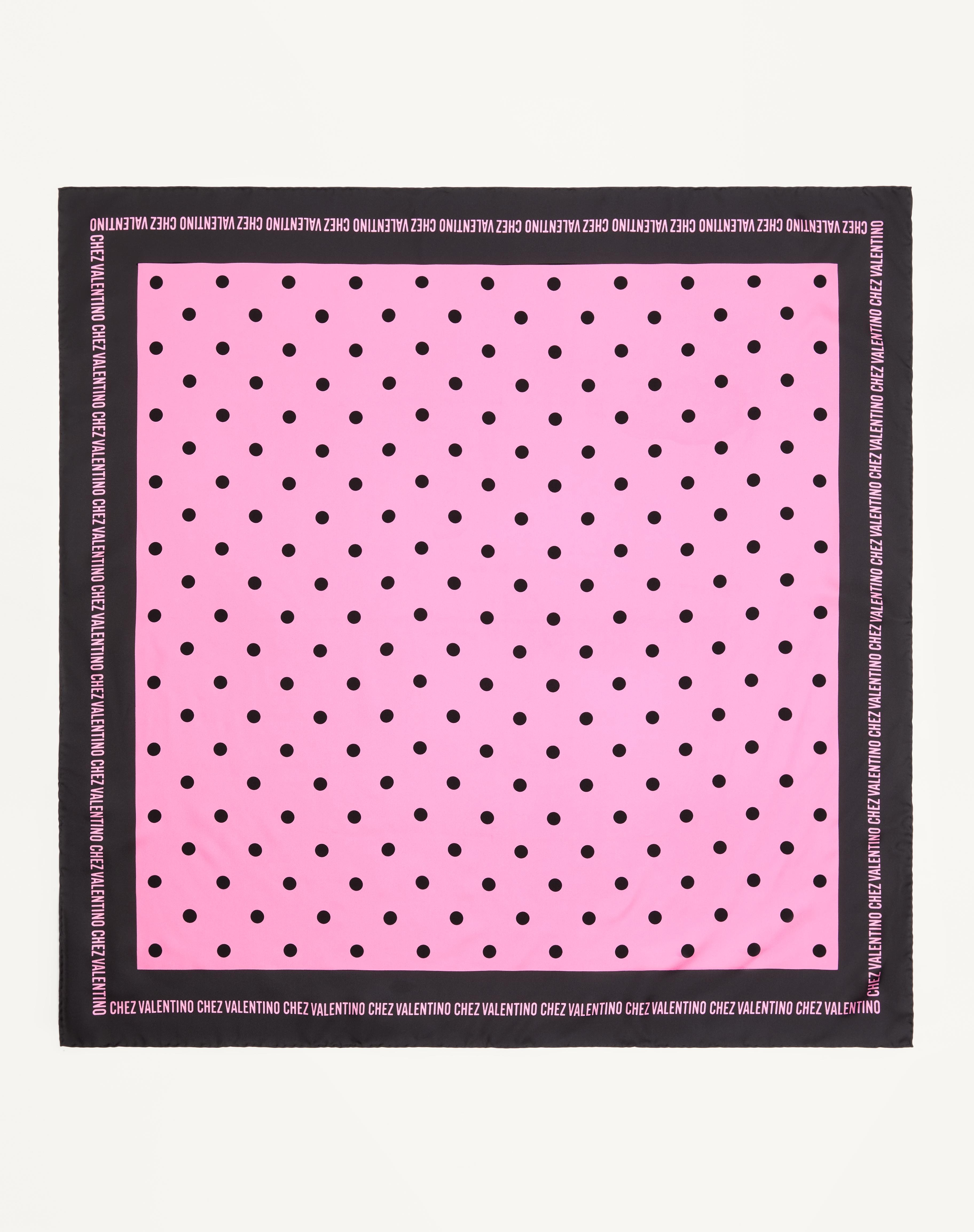 CHEZ VALENTINO SILK SCARF - 4