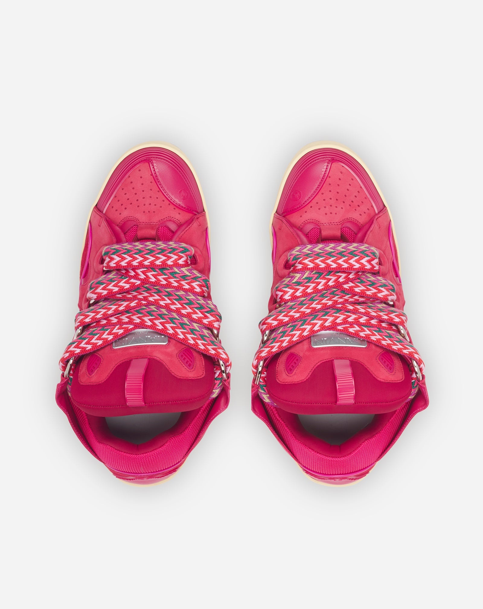 LEATHER CURB SNEAKERS - 5