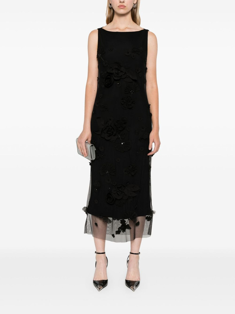 VIKTOR & ROLF floral-appliqué dress outlook