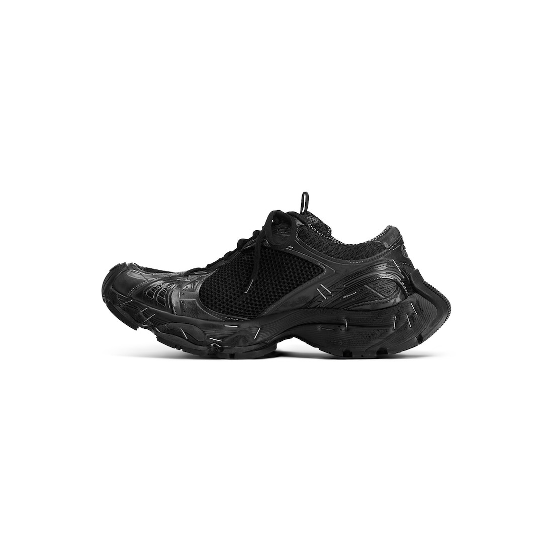 Men's Stapler Sneaker  in Black - 4