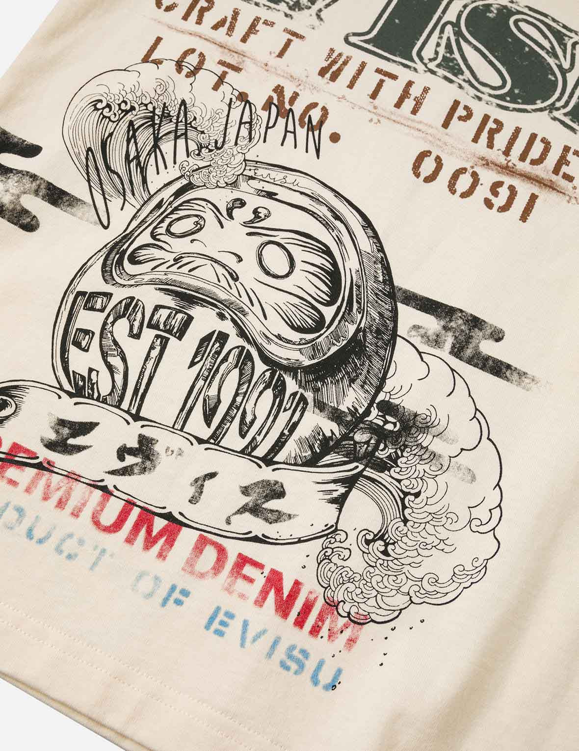 Allover Hand-Drawing Multi Logo Print Regular Fit T-Shirt - 5