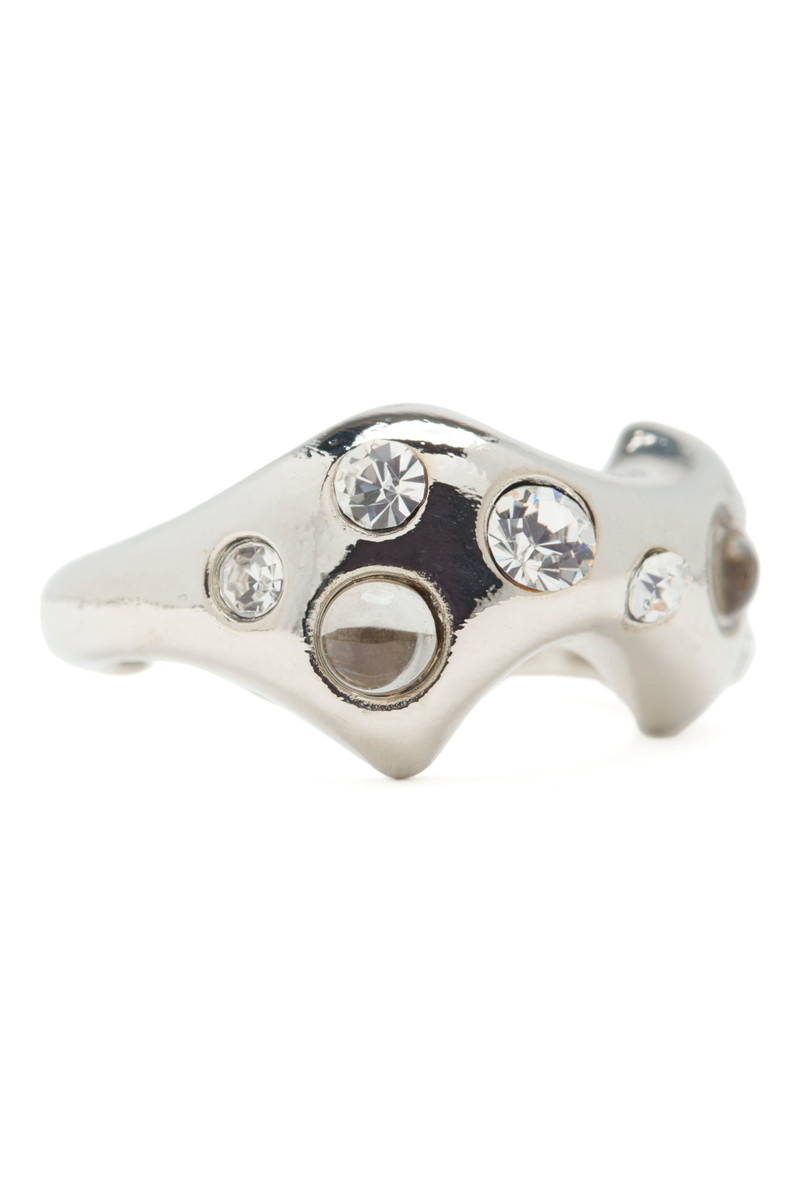 Collina Strada SILVER CLEAR BAT TOE RING outlook