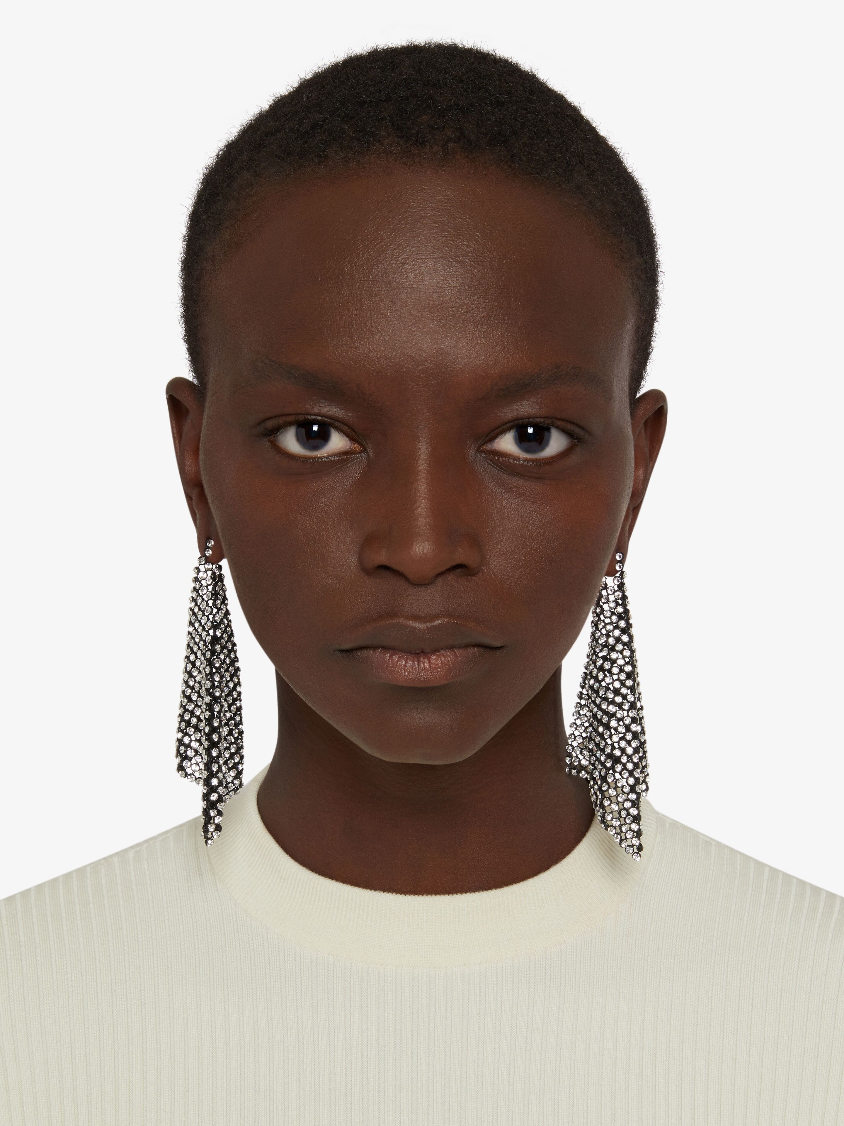 G MESH LARGE EARRINGS - 3