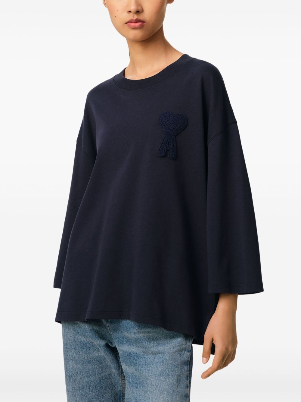 Ami De Coeur-patch T-shirt - 5
