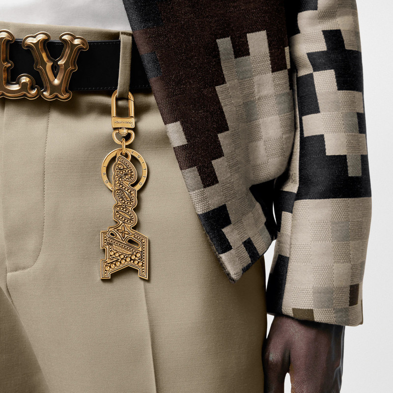 LV Lovers Studs Bag Charm & Key Holder 3