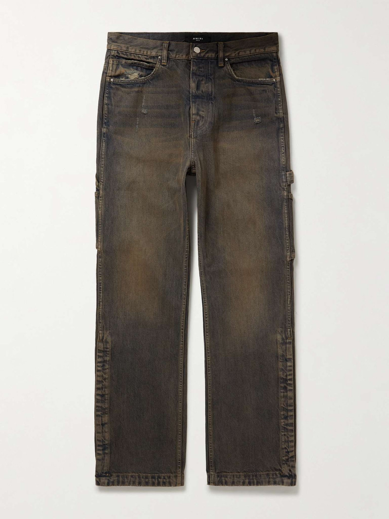 Carpenter Straight-Leg Distressed Jeans 1