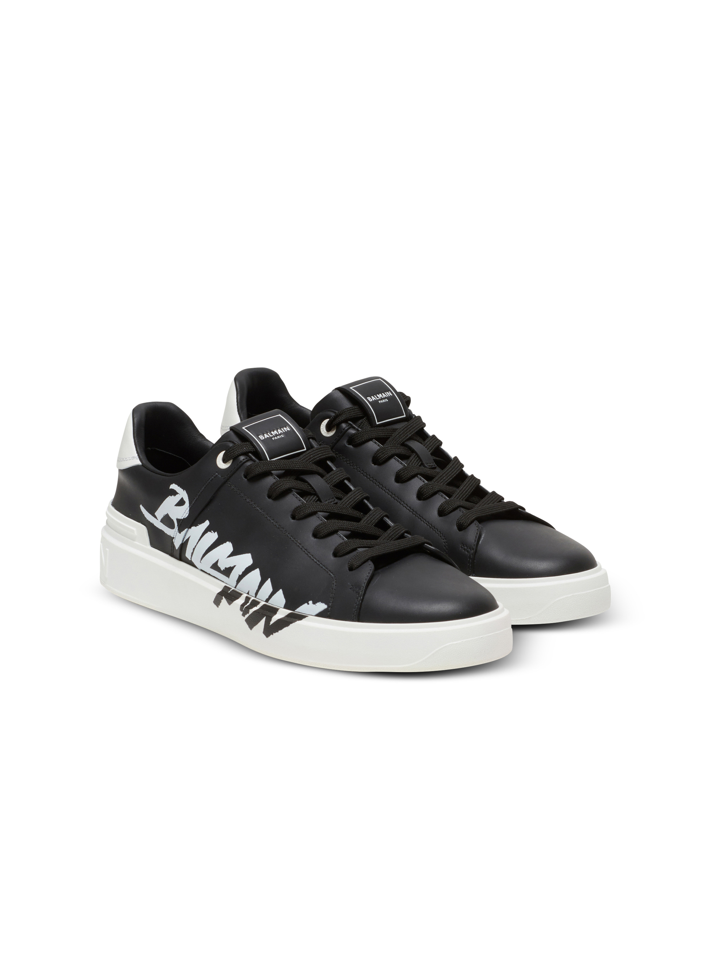 B-Court printed leather sneakers - 2