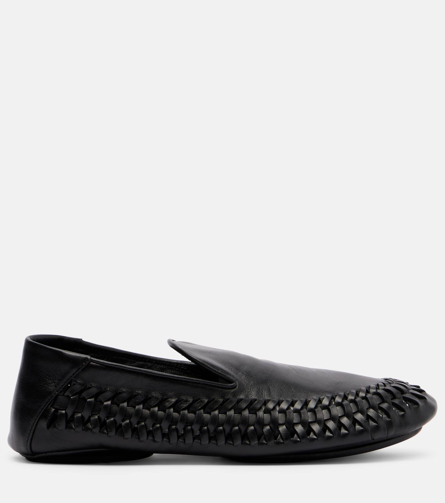 Whip leather loafers - 4