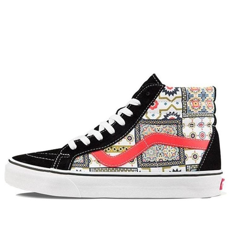 Vans SK8-HI Reissue 'Moroccan Tile Check - Orange' VN0A4BV8687 - 1