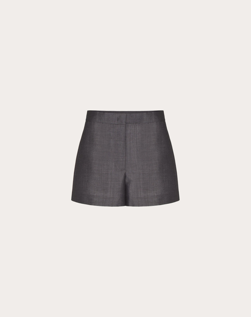 MOHAIR CANVAS SHORTS 1