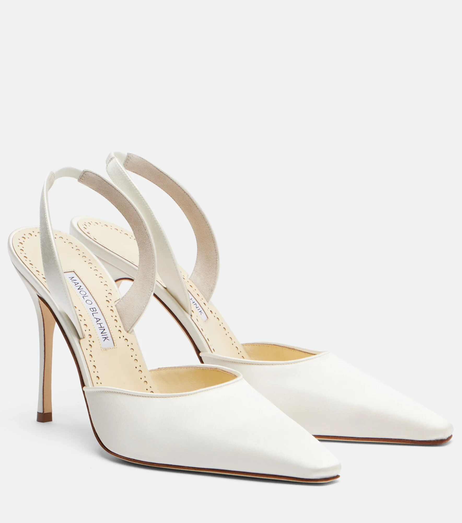 Borelapla satin slingback pumps - 1