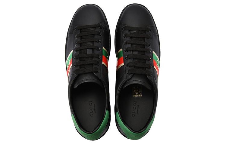 (WMNS) Gucci Ace Elastic Web 'Interlocking G - Black' 645767-1XGM0-1096 - 4