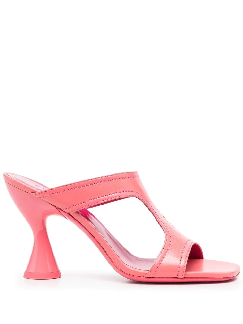open toe 95mm heeled mules - 1