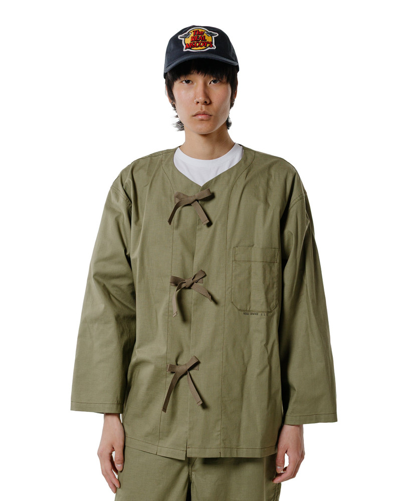 The Real McCoys The Real McCoy’s MS25008 USN Medical Department Sleeping Shirt Olive outlook