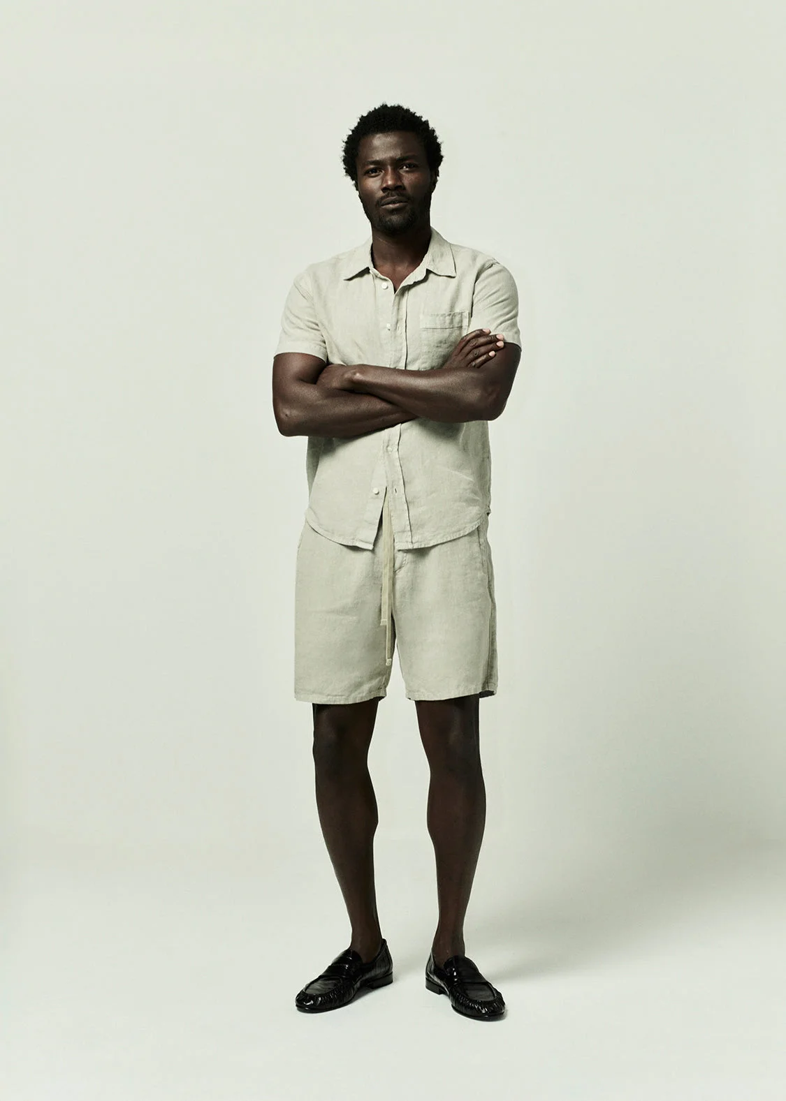 Drawstring Deck Linen Short
In Wheat - 1