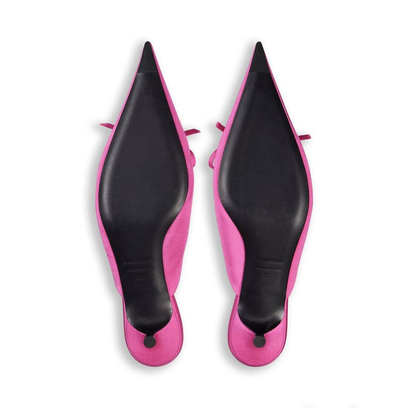 Women's Knife Bow 40mm Mule in Pink 7