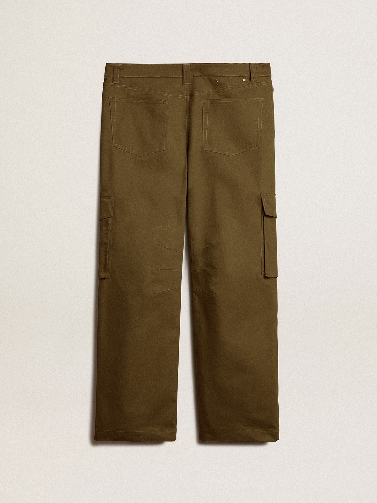 Olive green cargo pants - 6