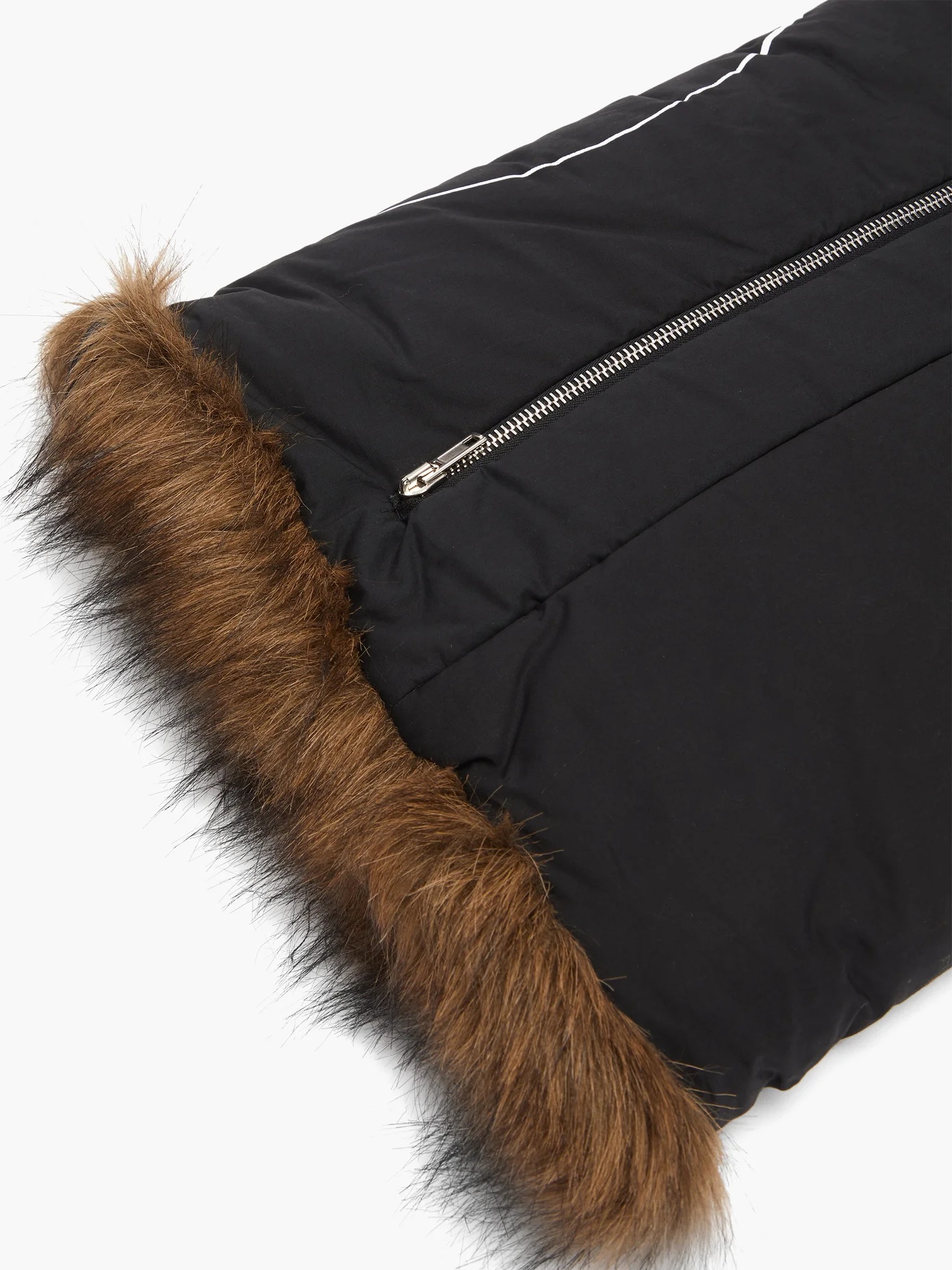 Solar Youth faux fur-lined cotton muff - 4