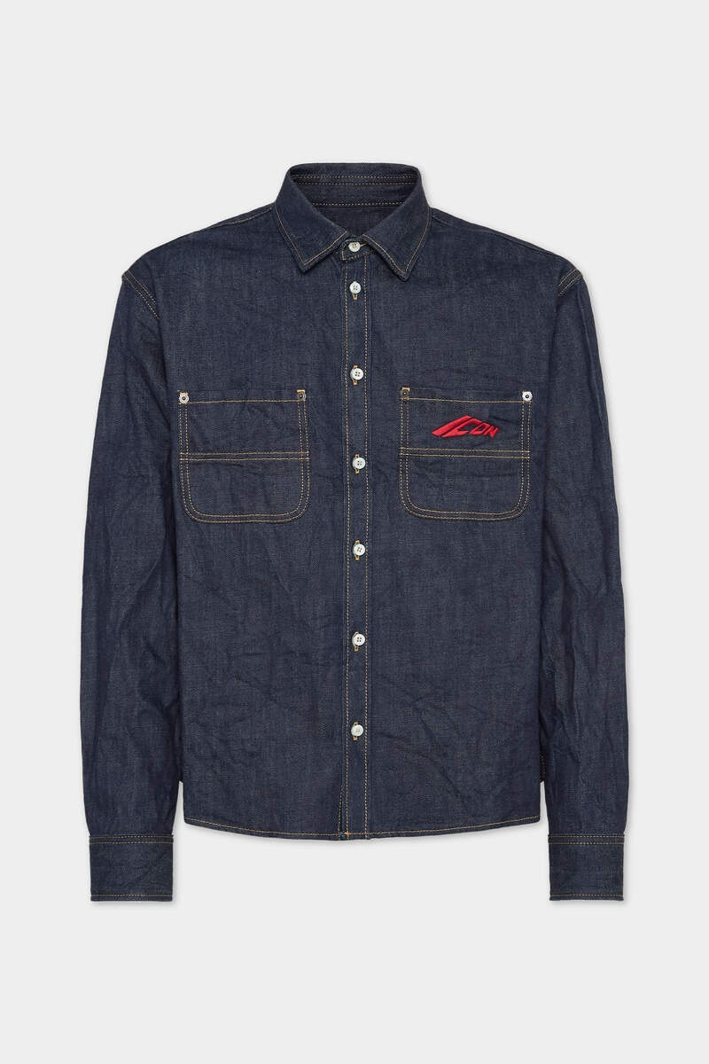 ICON BOXY DENIM SHIRT 1