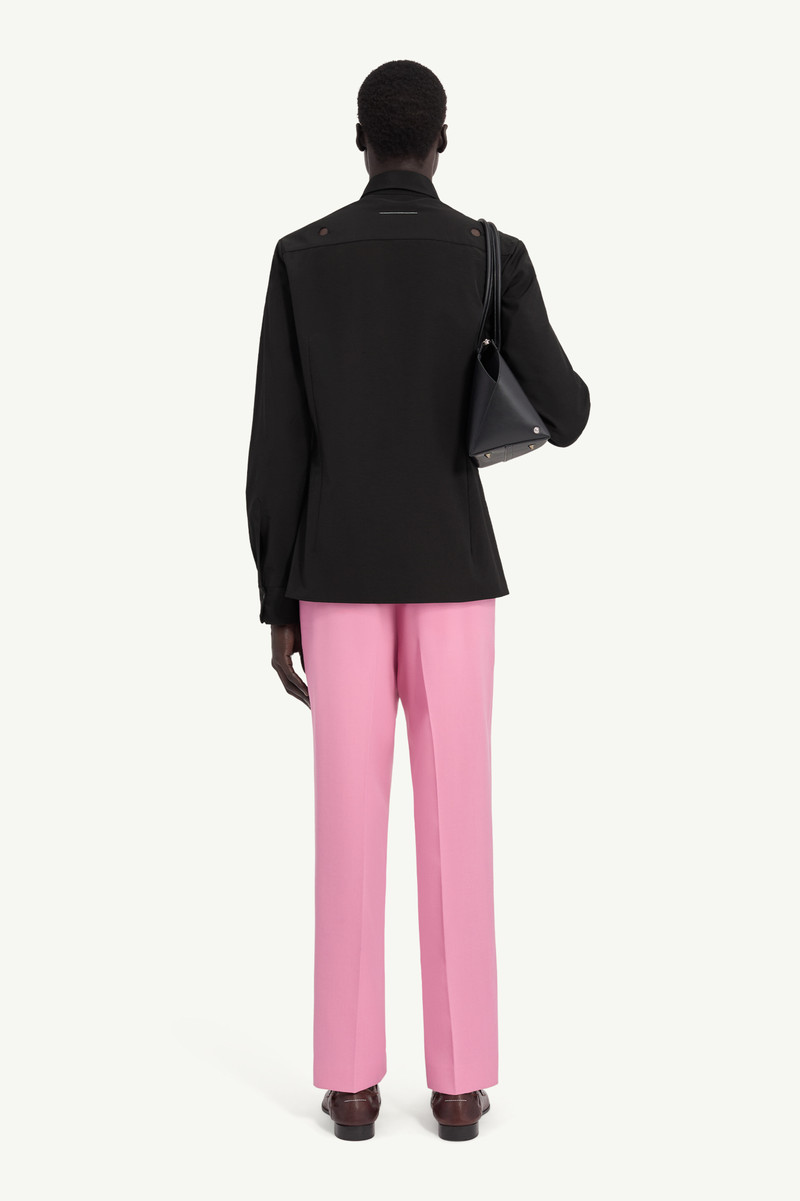 Pattern Hole Tailored Shirt 3