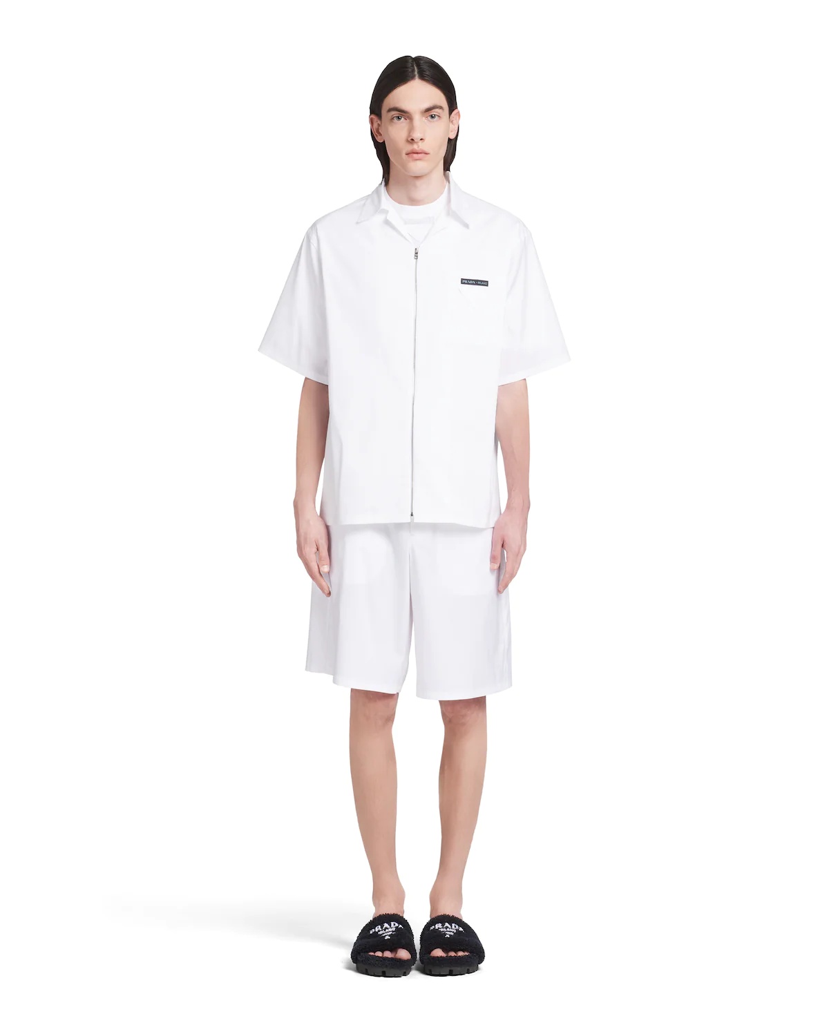 Stretch cotton bowling shirt - 2