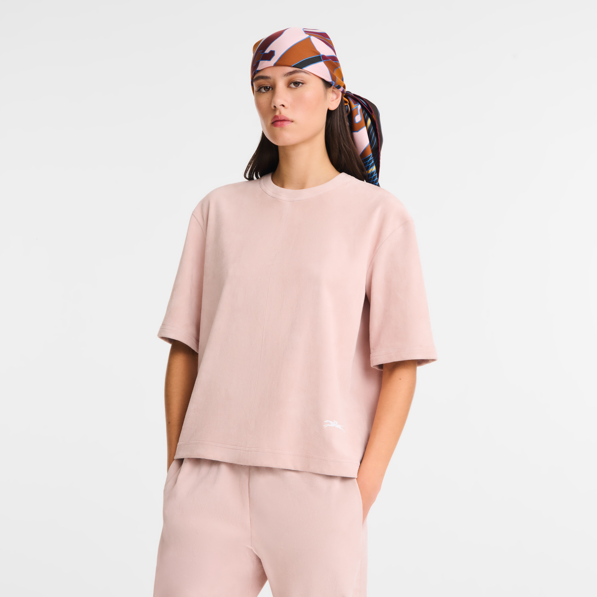 Short leather top Pink - Leather - 4