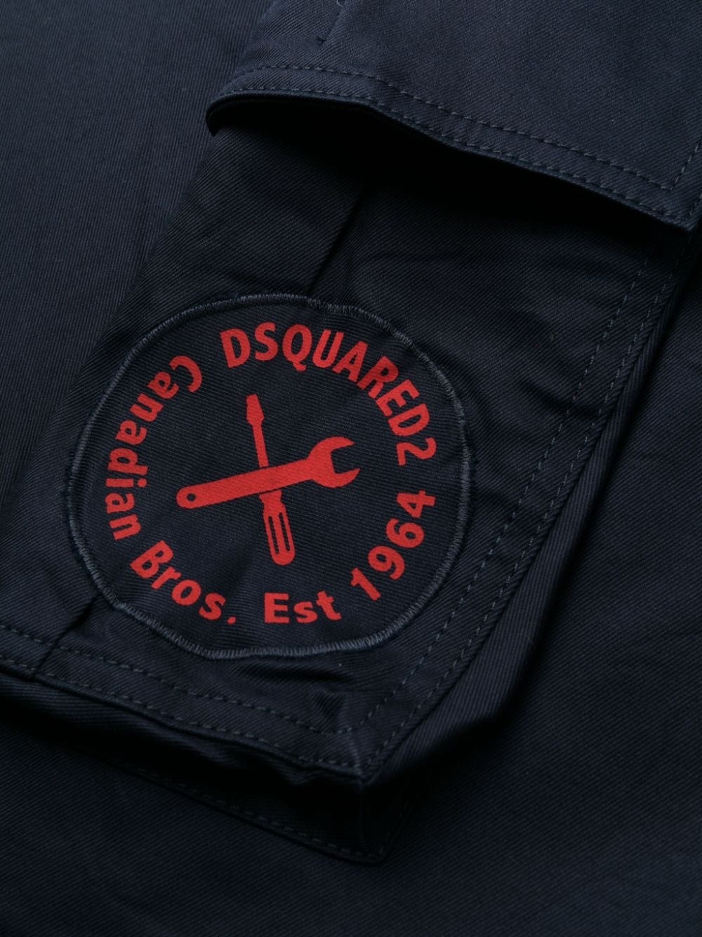 logo-print cargo trousers - 7