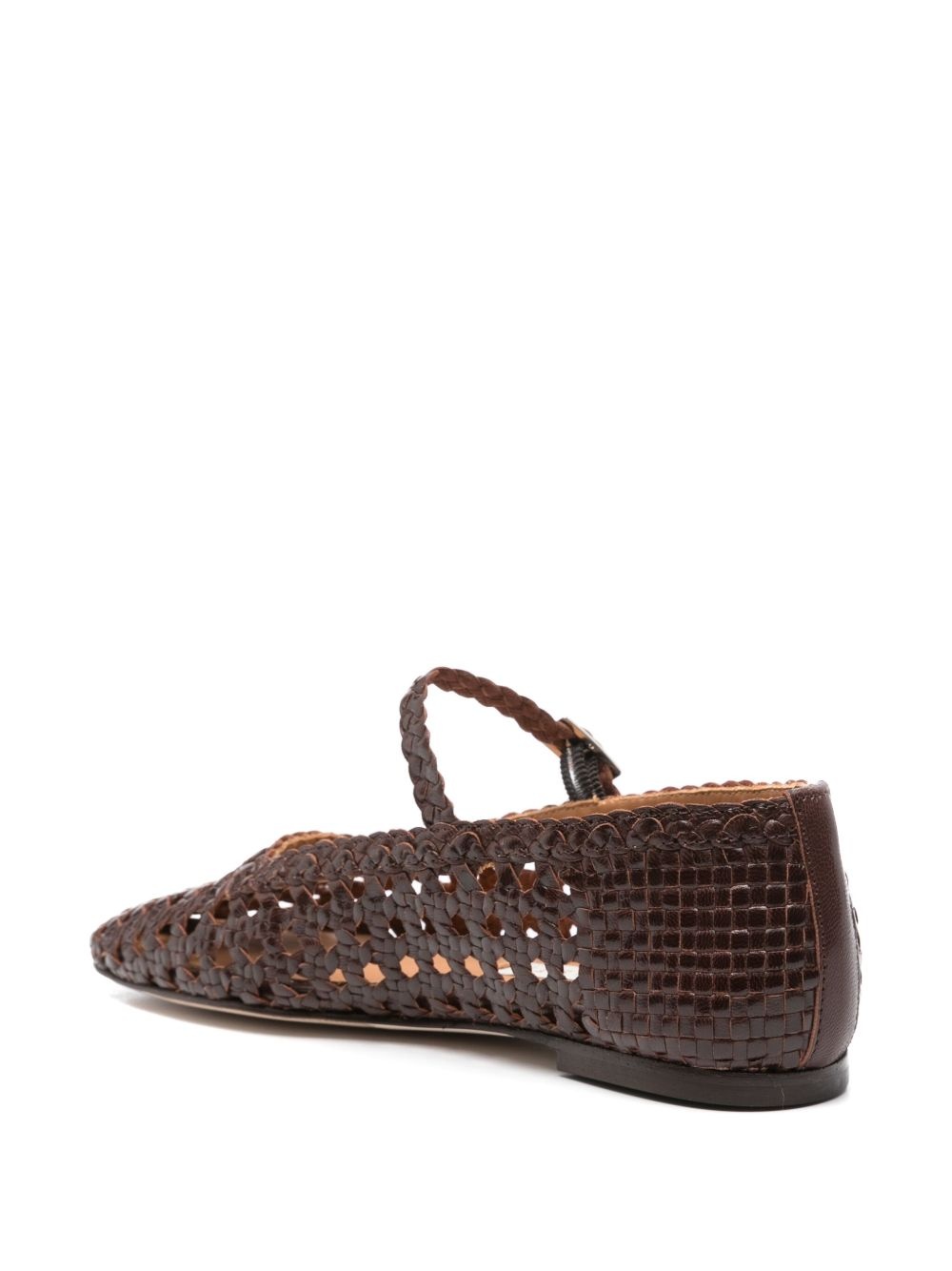 Yeida leather ballerina shoes - 3