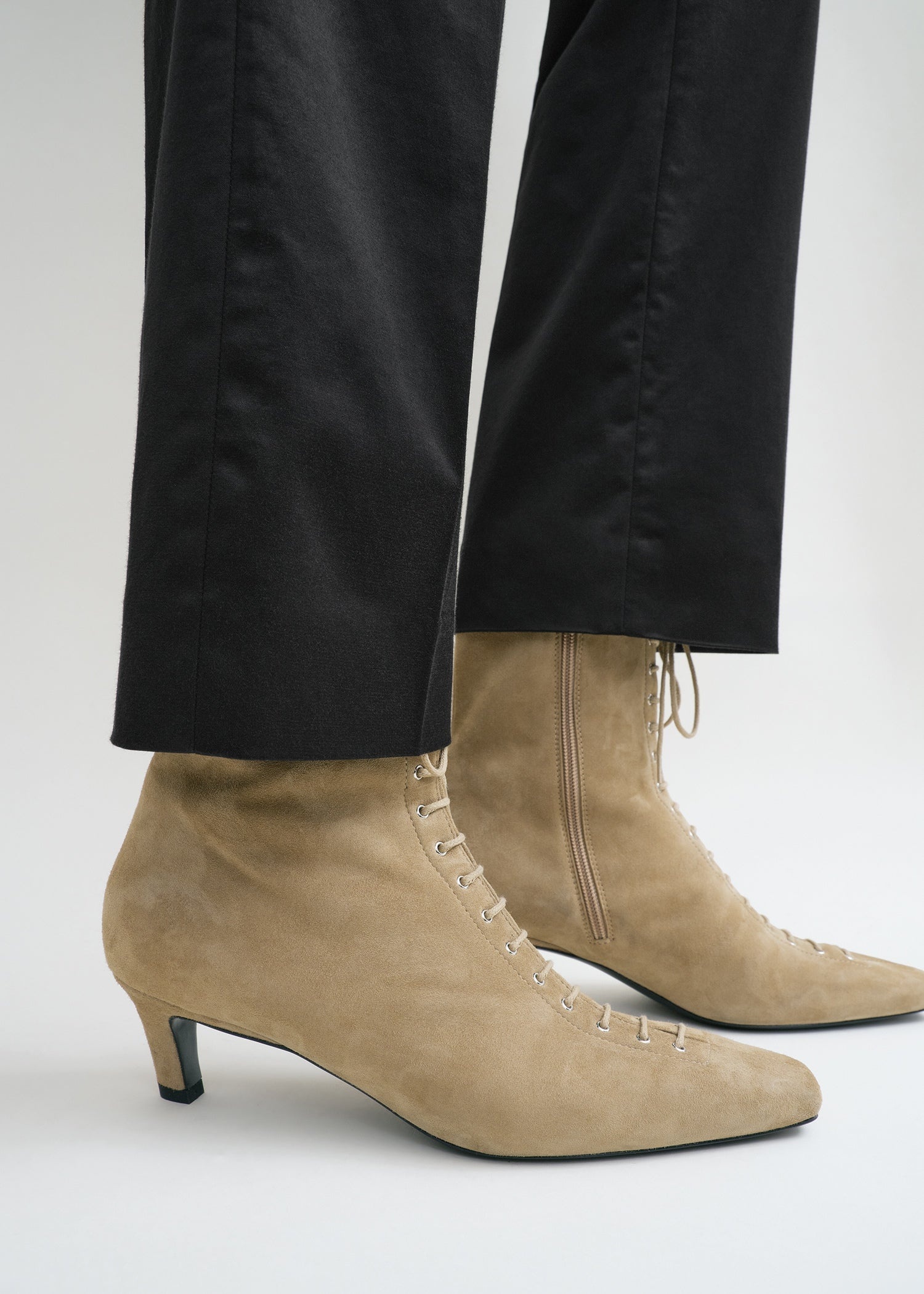 Suede lace-up boots desert - 3