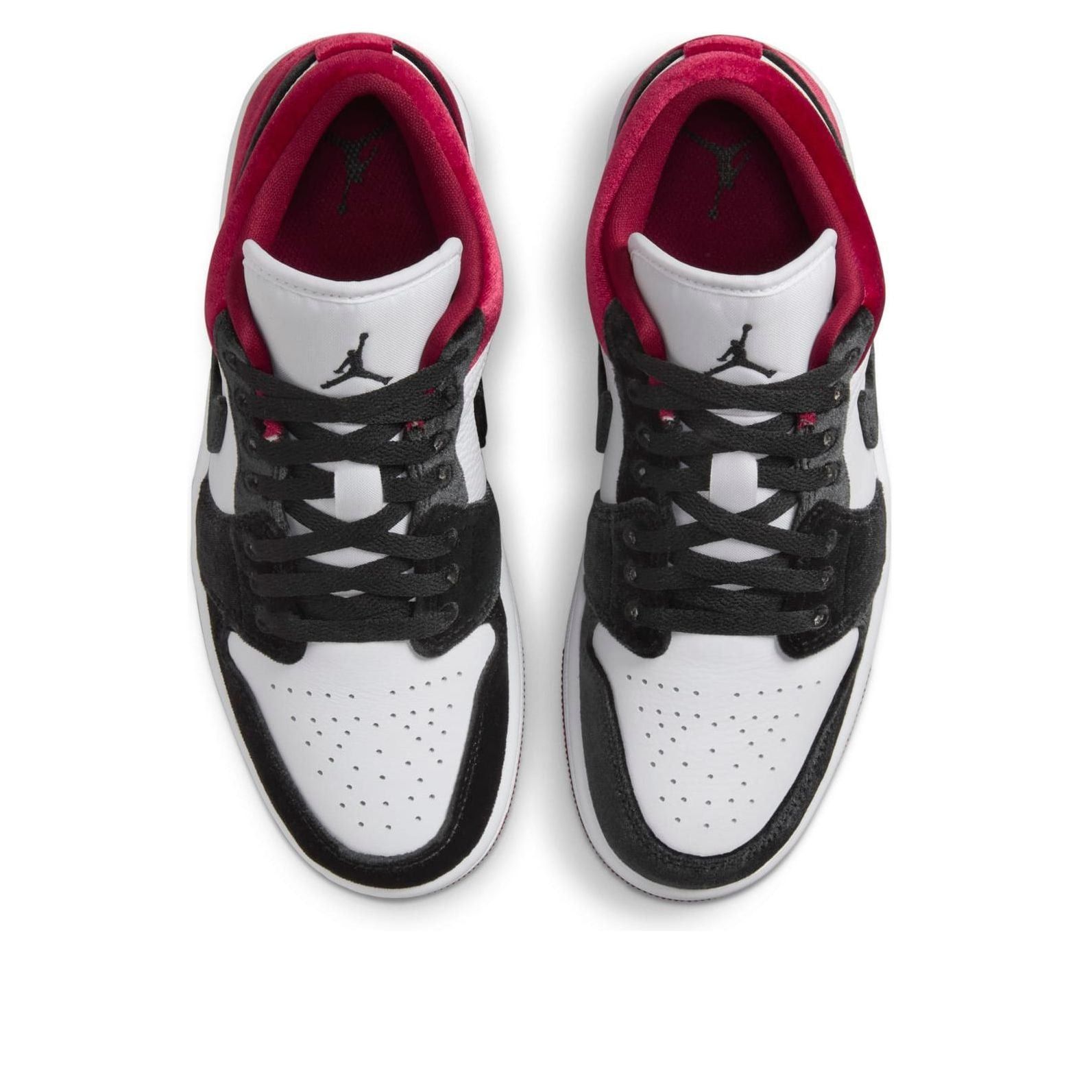 (WMNS) Air Jordan 1 Low SE 'Velvet Black Toe' FZ3242-001 - 4