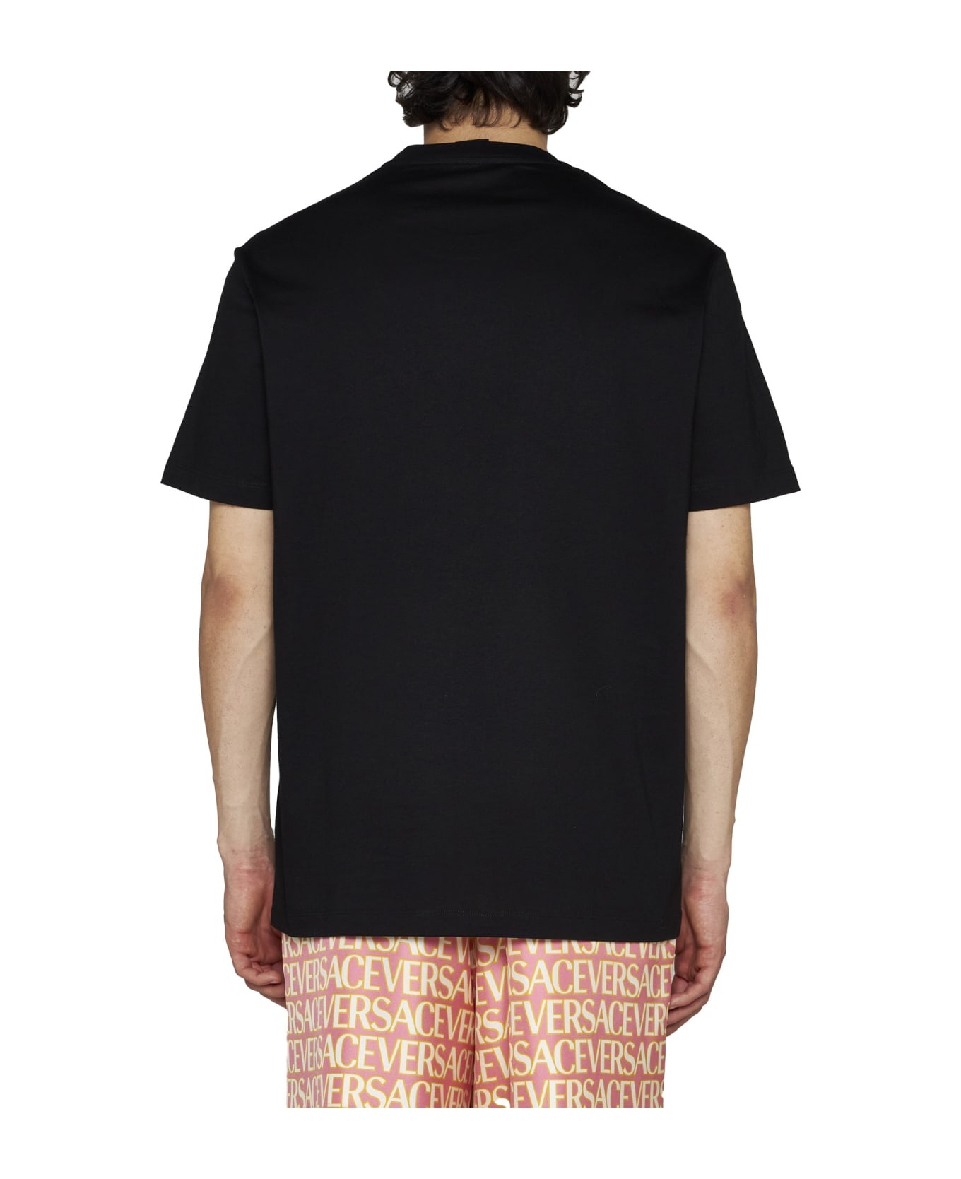 Black Cotton T-shirt - 4