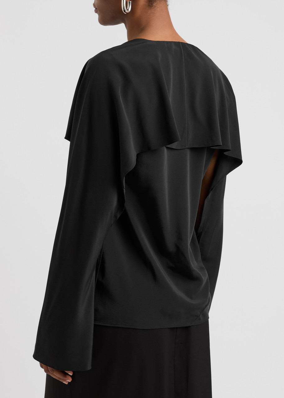 Silk crepe de chine blouse - 3