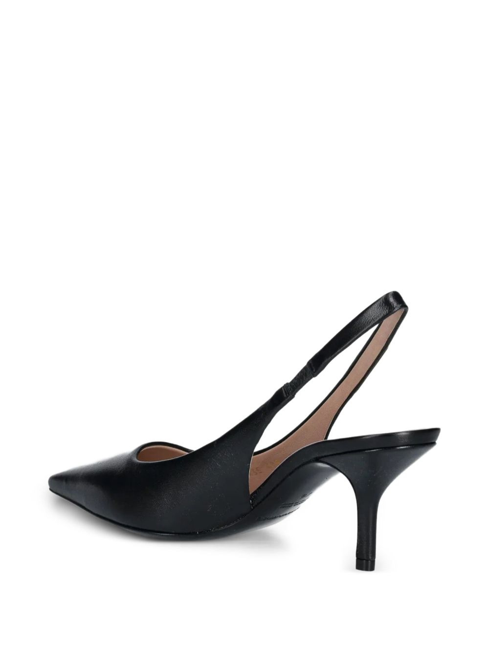 leather slingback pumps - 3