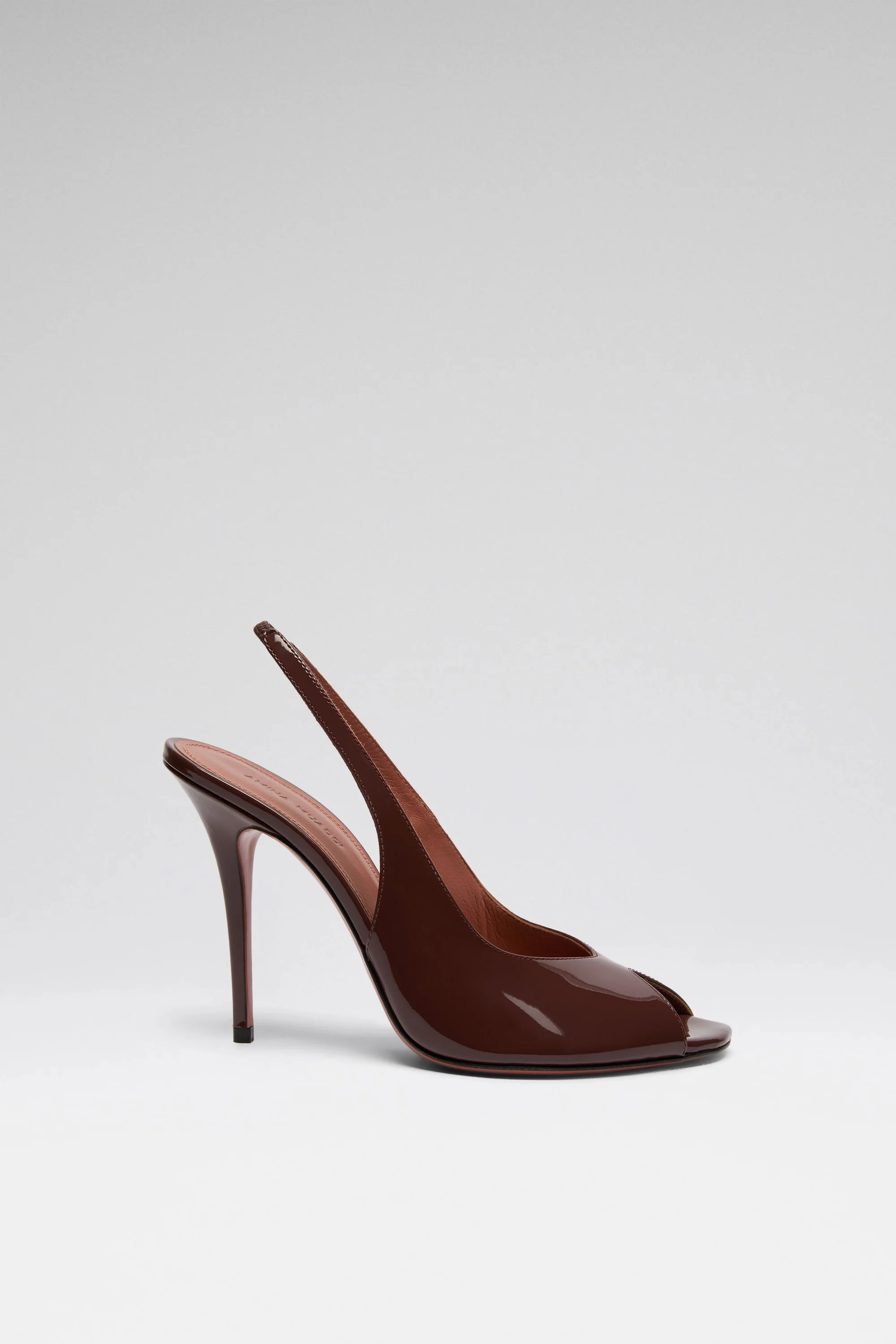 KRISTINA SLING 105 CHOCOLATE PATENT - 1