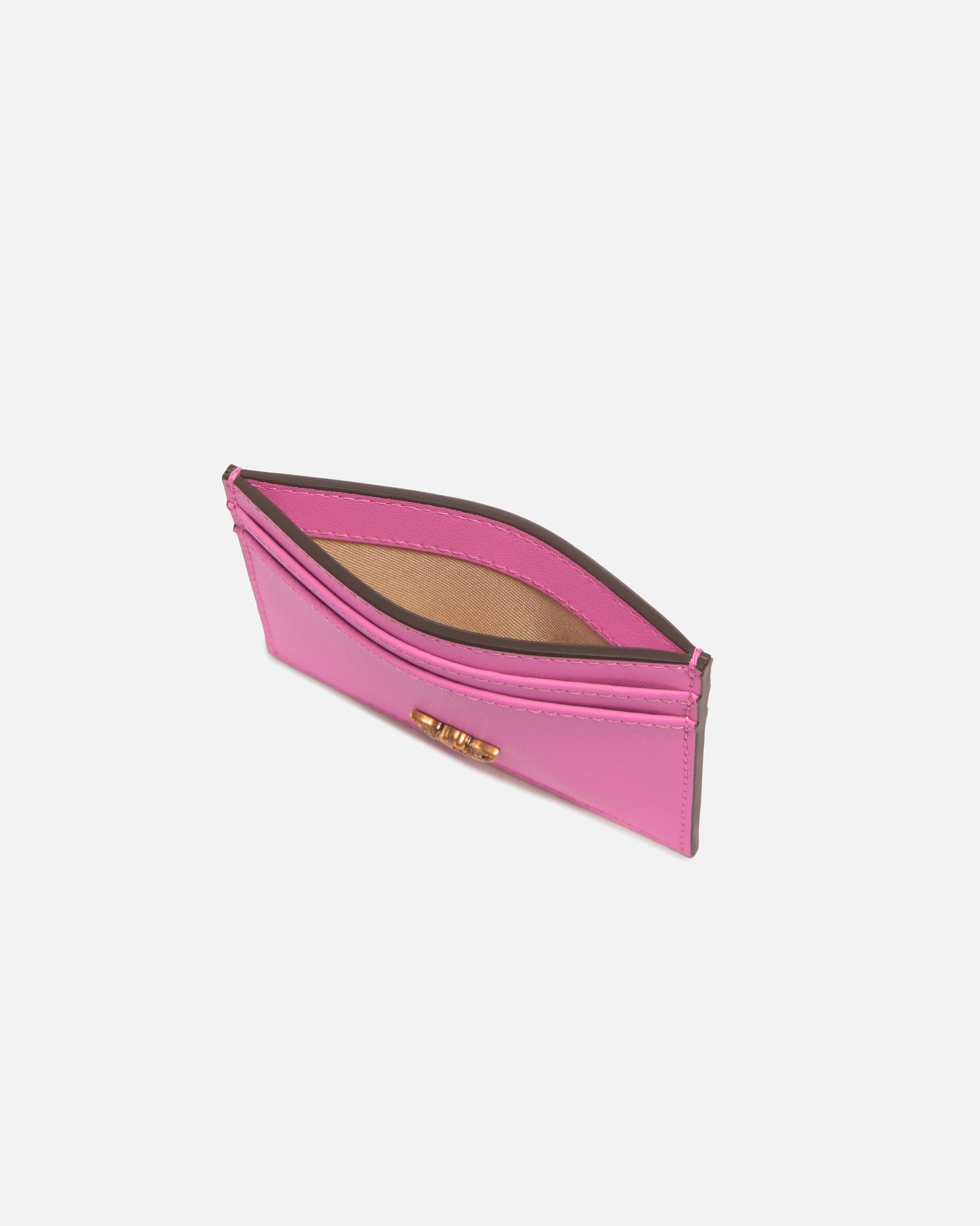LEATHER CARD HOLDER WITH LOVE BIRDS LOGO - 3