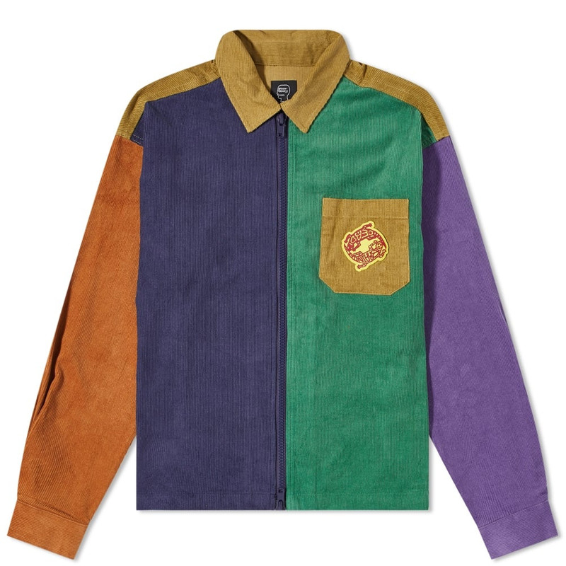 Brain Dead Lizards Zip Corduroy Overshirt 1