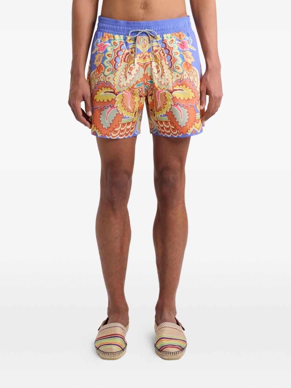floral-print swim shorts - 2