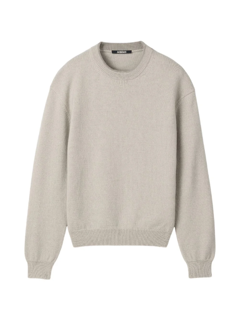 crew-neck ribbed-trim sweater - 1