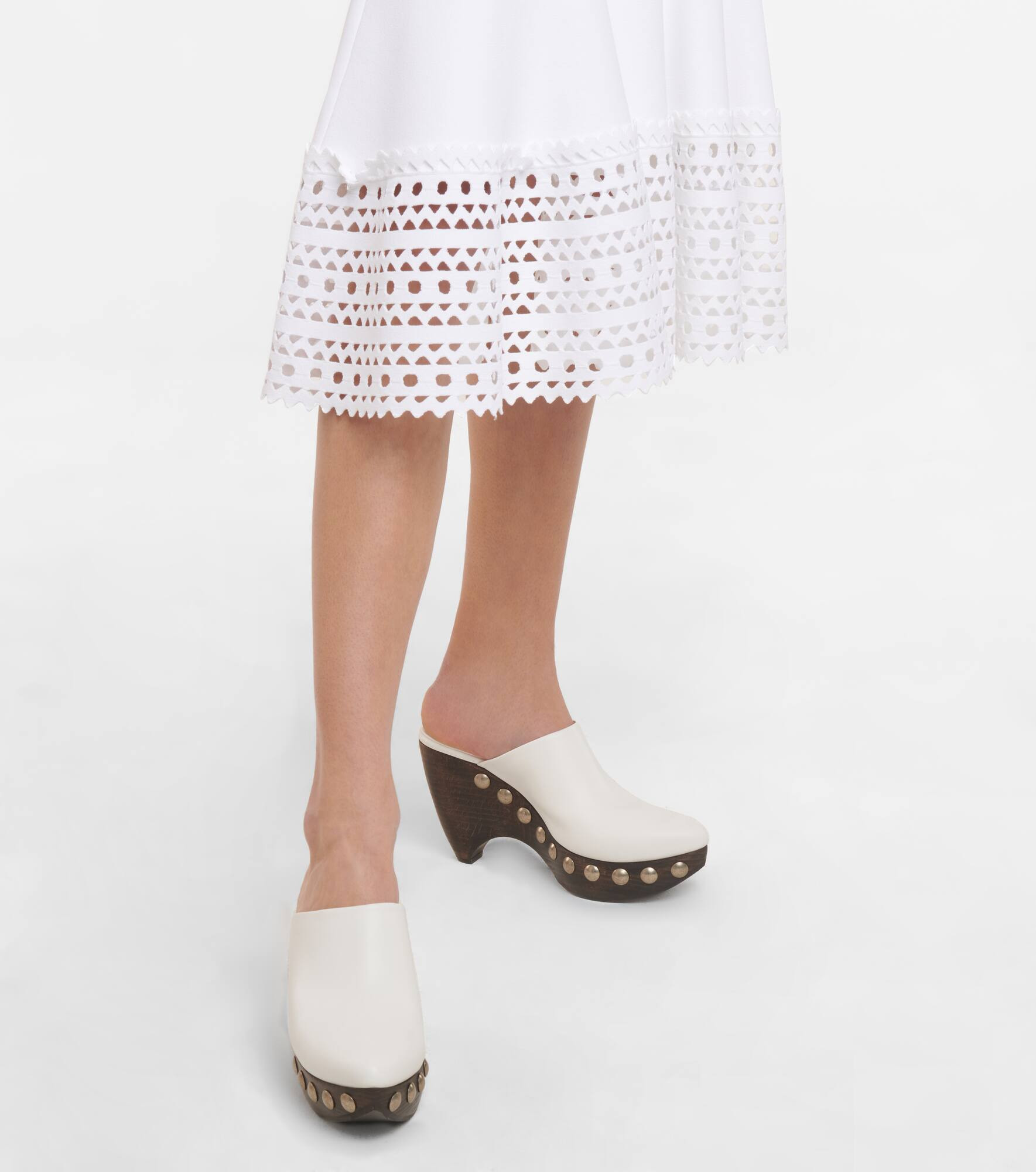 Leather clogs - 4