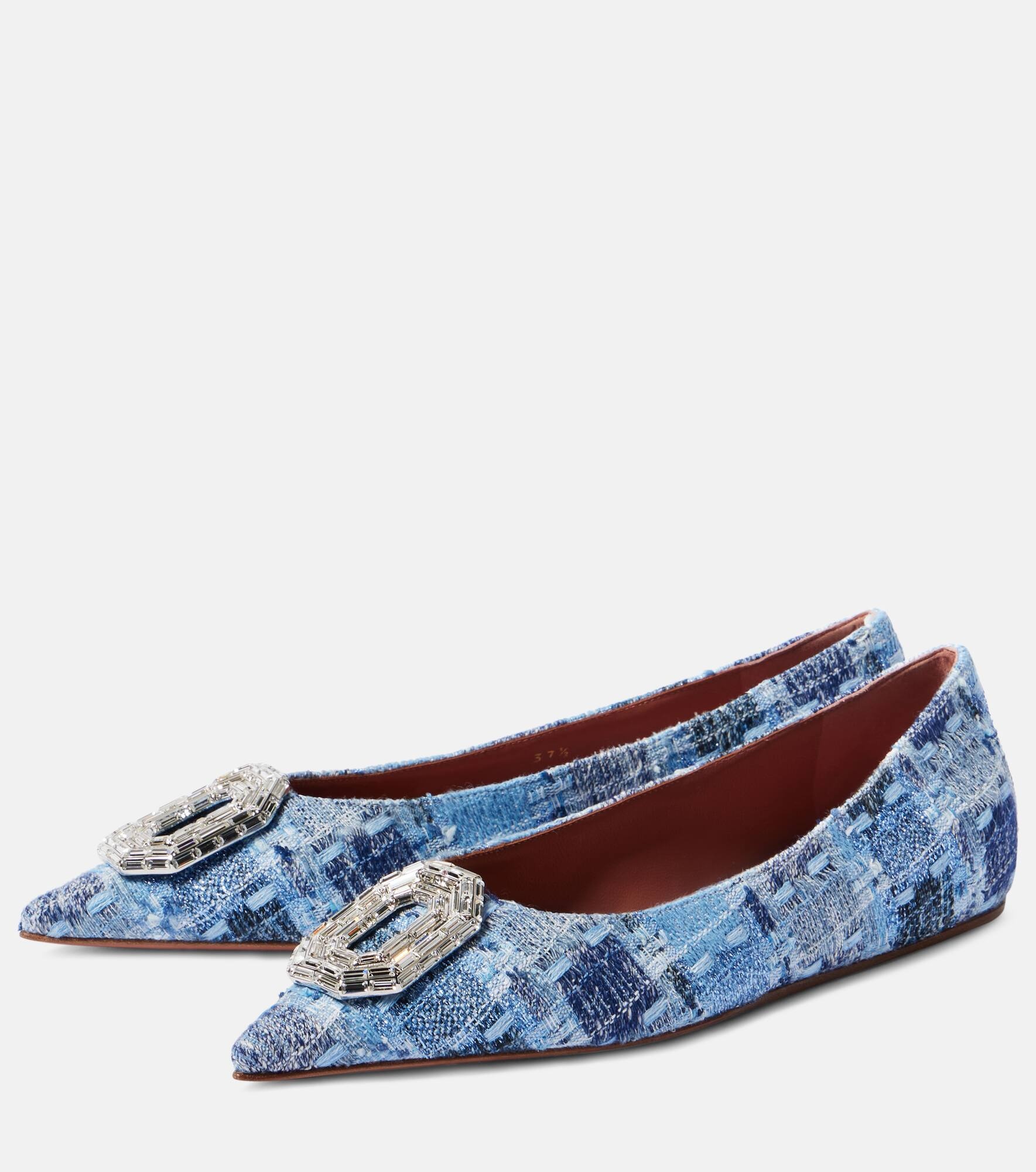Camelia 90 embellished tweed pumps - 4