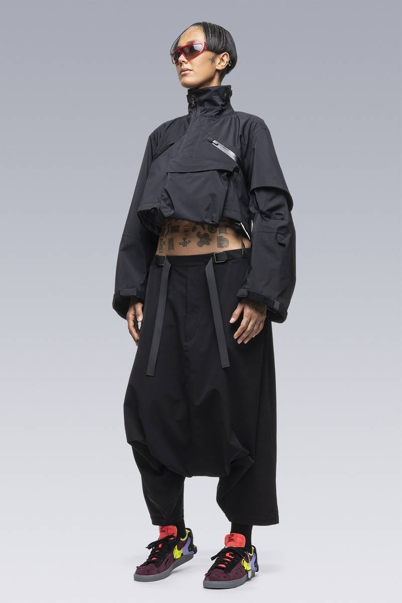 SAC-J6011 sacai / ACRONYM Crop Jacket Black 8